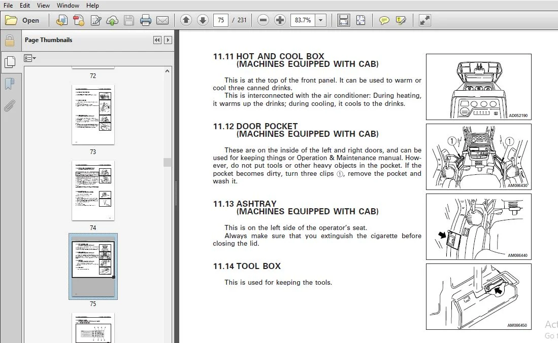 KOMATSU D65EX-12 D65PX-12 BULLDOZER OPERATION & MAINTENANCE MANUAL (SEAM007205) KOMATSU D65EX 12 - PDF DOWNLOAD - Image 3