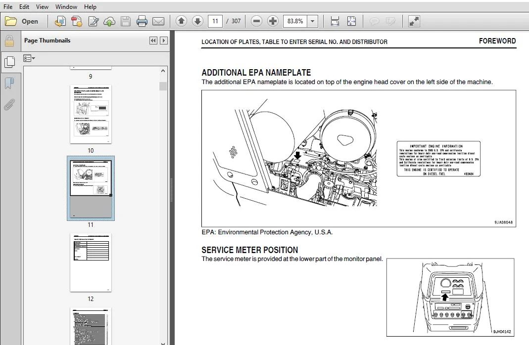 KOMATSU D65EX-15E0 D65PX-15E0 D65WX-15E0 OPERATION & MAINTENANCE MANUAL (SN:69001 & UP) - PDF DOWNLOAD - Image 3