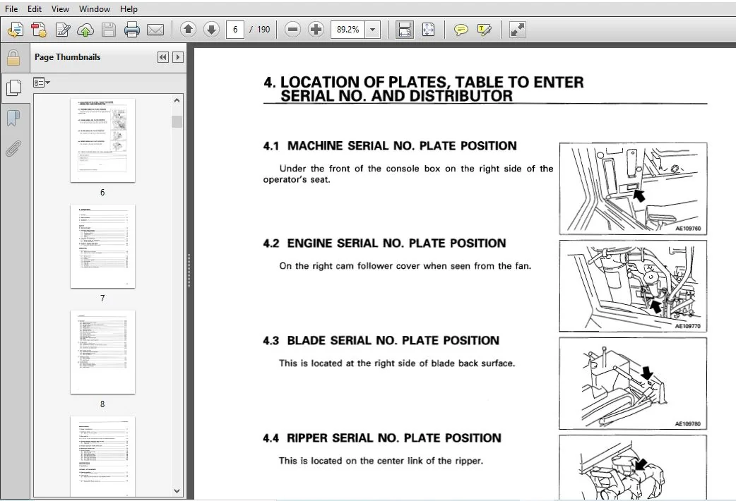KOMATSU D85A-21, D85E-21, D85P-21 BULLDOZER Operation & Maintenance Manual (SEAM010500) - PDF DOWNLOAD - Image 3