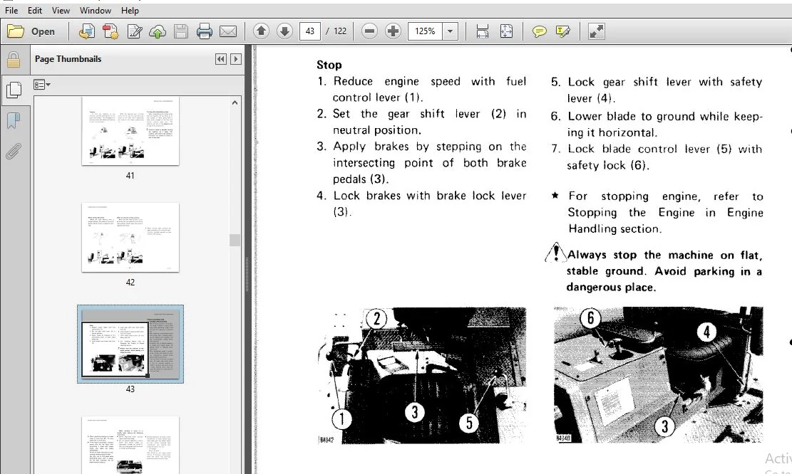KOMATSU D85A,E-18 BULLDOZER OPERATION & MAINTENACE MANUAL (SN:26001 & UP) KOMATSU D85A,E-18 - PDF DOWNLOAD - Image 2