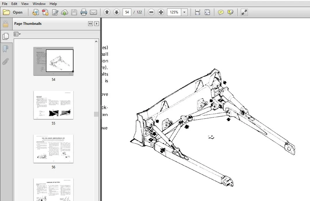 KOMATSU D85A,E-18 BULLDOZER OPERATION & MAINTENACE MANUAL (SN:26001 & UP) KOMATSU D85A,E-18 - PDF DOWNLOAD - Image 3
