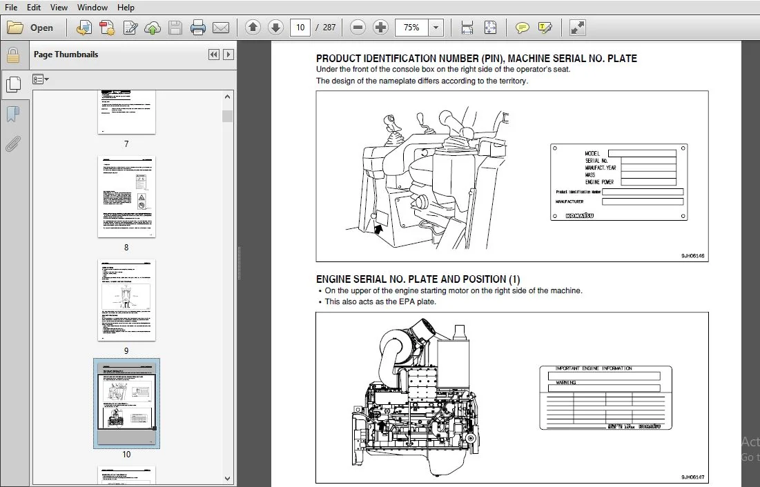 KOMATSU GALEO D155AX-5 BULLDOZER OPERATION & MAINTENANCE MANUAL (SN:76243 and up) KOMATSU D155AX-5 - PDF DOWNLOAD - Image 4