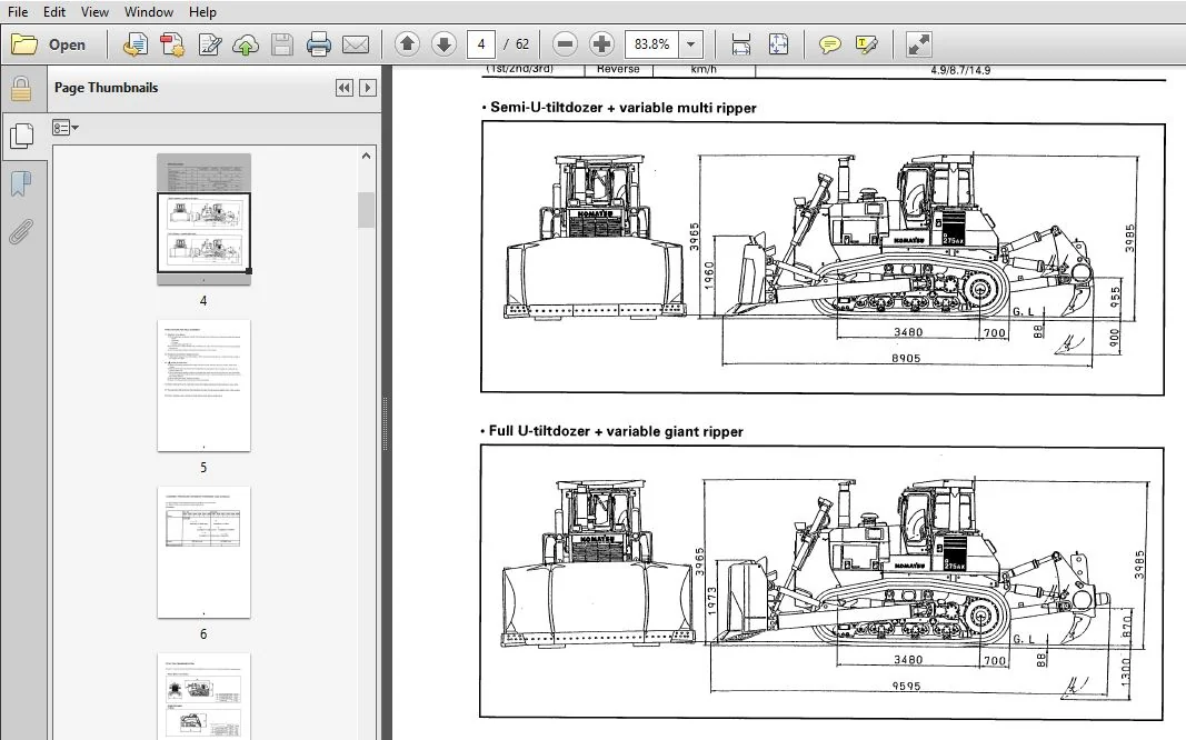 KOMATSU GALEO D275A-5 D275AX-5 BULLDOZER FIELD ASSEMBLY MANUAL (SN:25001 & UP)(SN:20001 & UP) - PDF DONWLOAD - Image 4