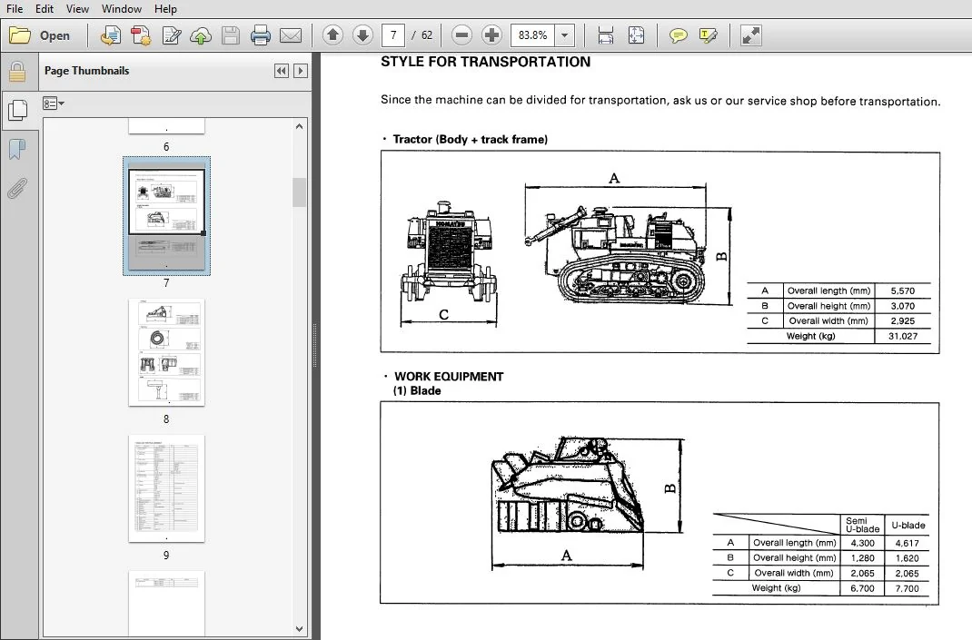 KOMATSU GALEO D275A-5 D275AX-5 BULLDOZER FIELD ASSEMBLY MANUAL (SN:25001 & UP)(SN:20001 & UP) - PDF DONWLOAD - Image 3