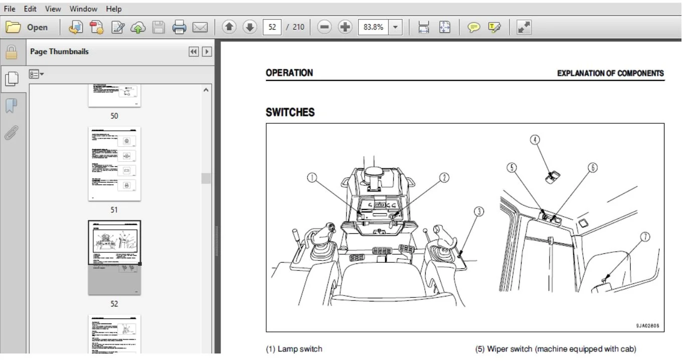 KOMATSU GALEO D39EX-21 D39PX-21 BULLDOZER OPERATION & MAINTENANCE MANUAL (SEAM040203T) - PDF DOWNLOAD - Image 3