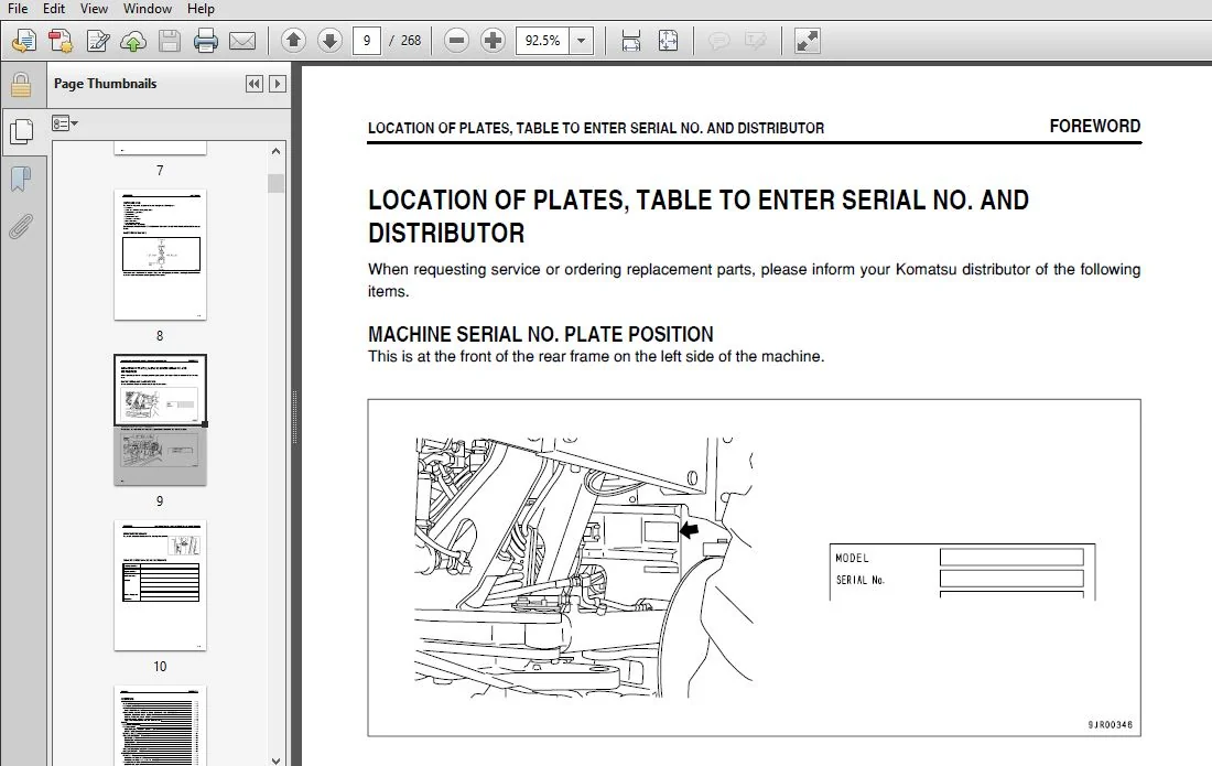 KOMATSU GALEO GD655-3C MOTOR GRADER OPERATION & MAINTENANCE MANUAL (SN:51001 & up) KOMATSU GD655-3C - PDF DOWNLOAD - Image 4