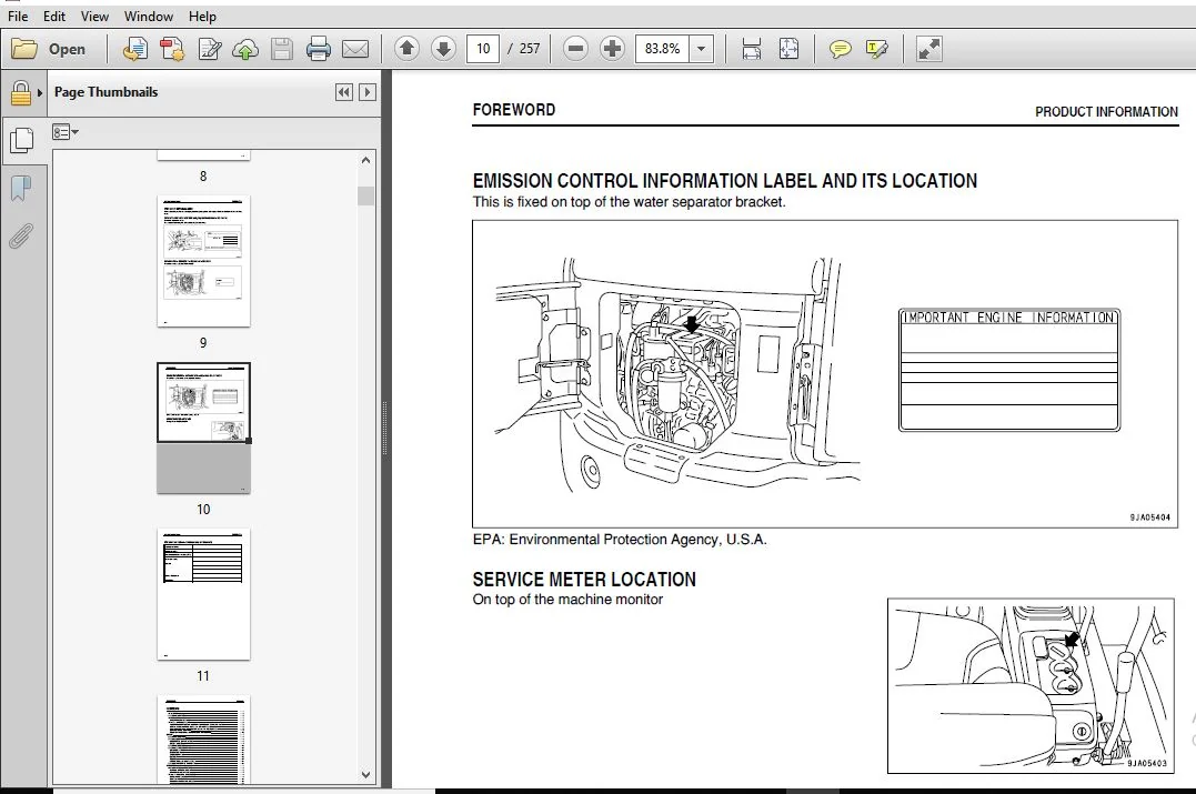 KOMATSU GALEO PC27MR-2 PC35MR-2 HYDRAULIC EXCAVATOR OPERATION & MAINTENANCE MANUAL (TEN0009901) - PDF DOWNLOAD - Image 4