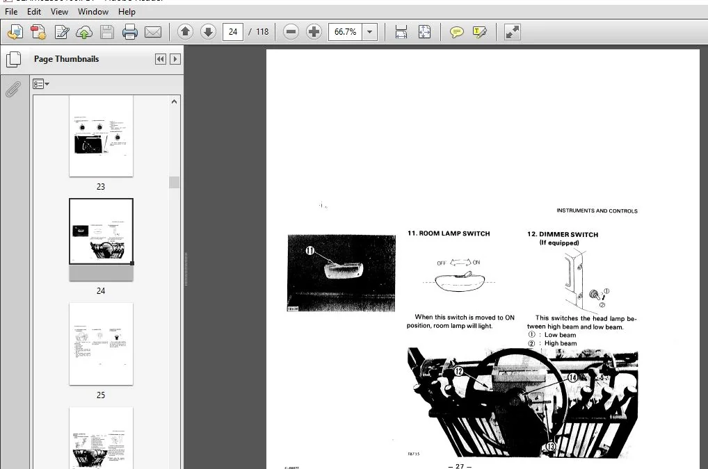 KOMATSU GD825A-1 MOTOR GRADER OPERATION & MAINTENANCE MANUAL (SN:10002 & UP) KOMATSU GD825A 1 - PDF DOWNLOAD - Image 3