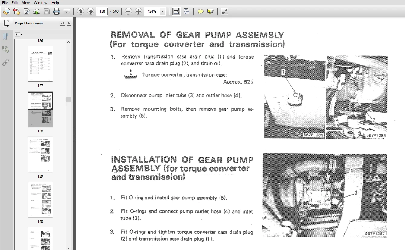 KOMATSU HD205-3 Rigid Dump Truck Service Repair Workshop Manual - PDF Download - Image 3