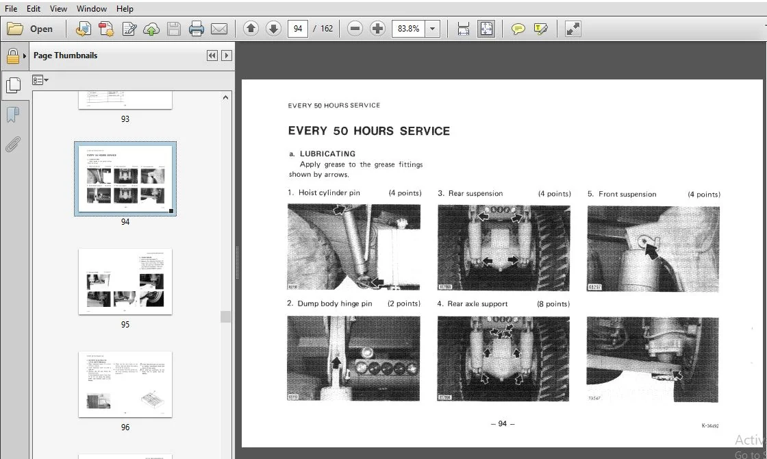 KOMATSU HD465-3 DUMP TRUCK OPERATION & MAINTENANCE MANUAL (SN:HD465-2001 and up) KOMATSU HD465-3 - PDF DOWNLOAD - Image 3
