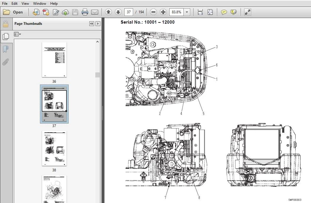 KOMATSU PC09-1 SERVICE REPAIR MANUAL (SN:10001 & UP) KOMATSU PC09 1 - PDF DOWNLOAD - Image 4