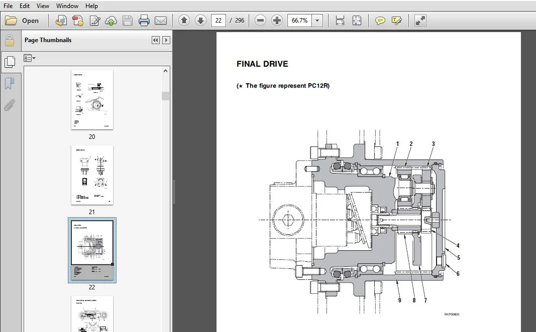 KOMATSU PC12R-8 PC15R-8 HYDRAULIC EXCAVATOR SERVICE REPAIR MANUAL (WEBM000100) KOMATSU PC12R-8 PC15R-8 - PDF DOWNLOAD - Image 3