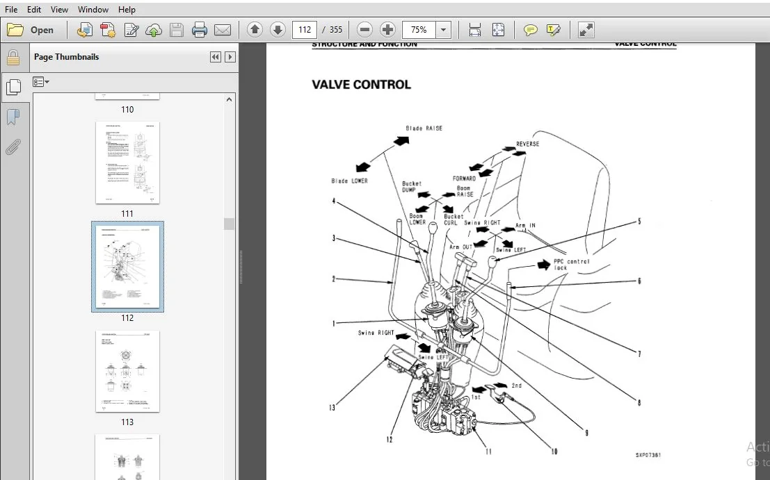 KOMATSU PC12R-8 PC15R-8 SERVICE REPAIR MANUAL (SN:10001 & UP) KOMATSU PC12R-8 PC15R-8 - PDF DOWNLOAD - Image 3