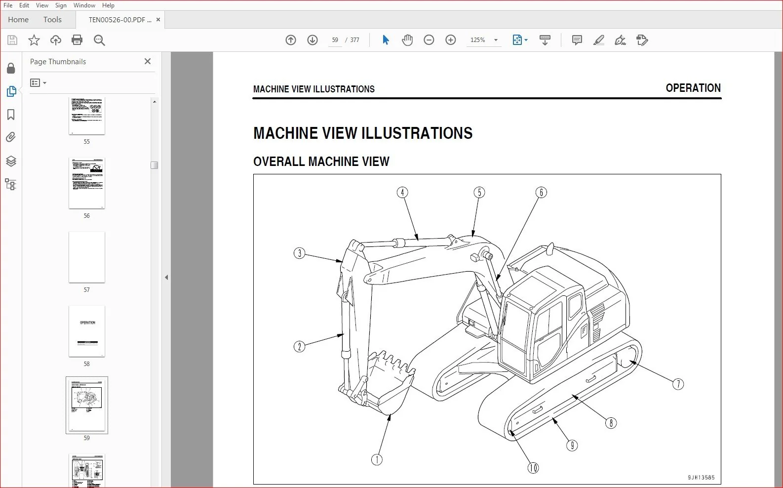 KOMATSU PC130-8 HYDRAULIC EXCAVATOR OPERATION & MAINTENANCE MANUAL (SN:83225 & UP) KOMATSU PC130-8 - PDF DOWNLOAD - Image 4