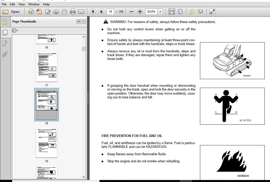 KOMATSU PC150-6K PC150LC-6K HYDRAULIC EXCAVATOR Operation & Maintenance Manual (UEAM000403) - PDF DOWNLOAD - Image 3