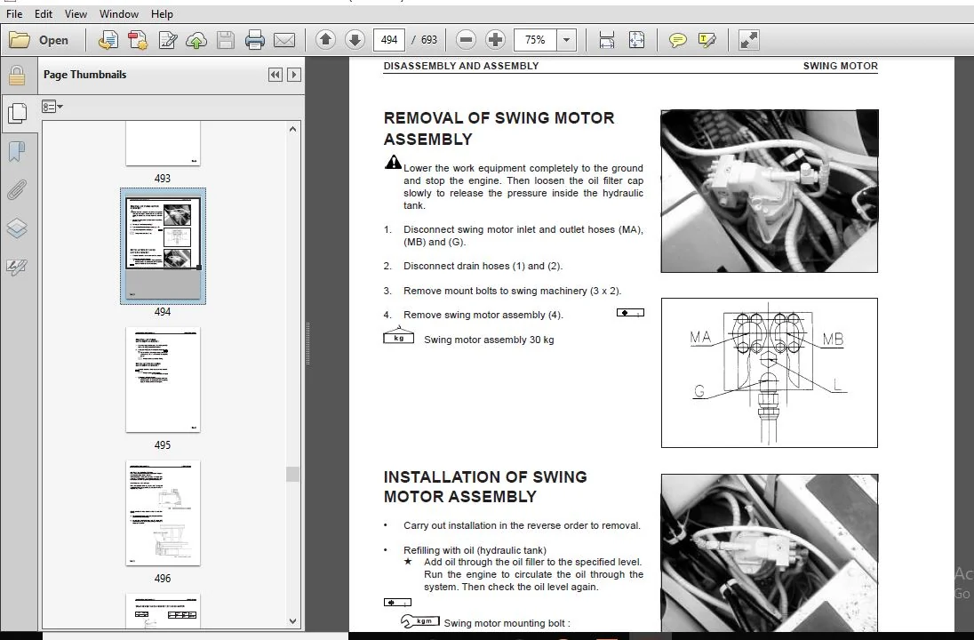 KOMATSU PC150-6K PC150LC-6K SERVICE REPAIR MANUAL (SN:K32001 & UP)(SN:K34001 & UP) KOMATSU PC150-6K PC150LC-6K - PDF DOWNLOAD - Image 4