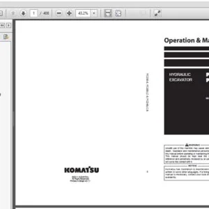KOMATSU PC200-8 PC200LC-8 PC240LC-8 HYDRAULIC EXCAVATOR OPERATION & MAINTENANCE MANUAL (SN:PC200-B31331 and up ,PC240-B10001 and up) - PDF DOWNLOAD