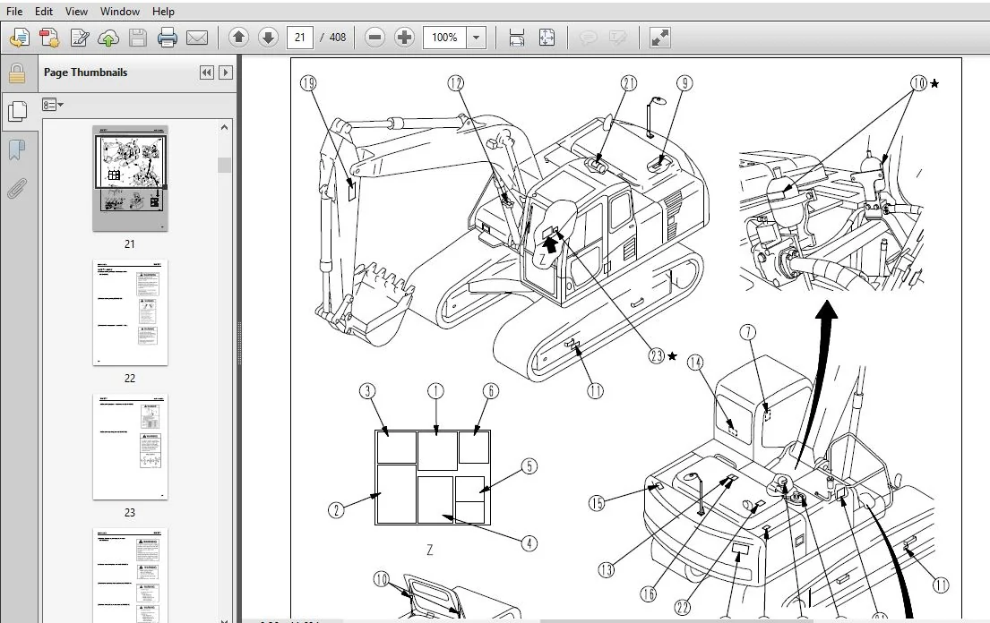 KOMATSU PC200-8 PC200LC-8 PC240LC-8 HYDRAULIC EXCAVATOR OPERATION & MAINTENANCE MANUAL (SN:PC200-B31331 and up ,PC240-B10001 and up) - PDF DOWNLOAD - Image 4