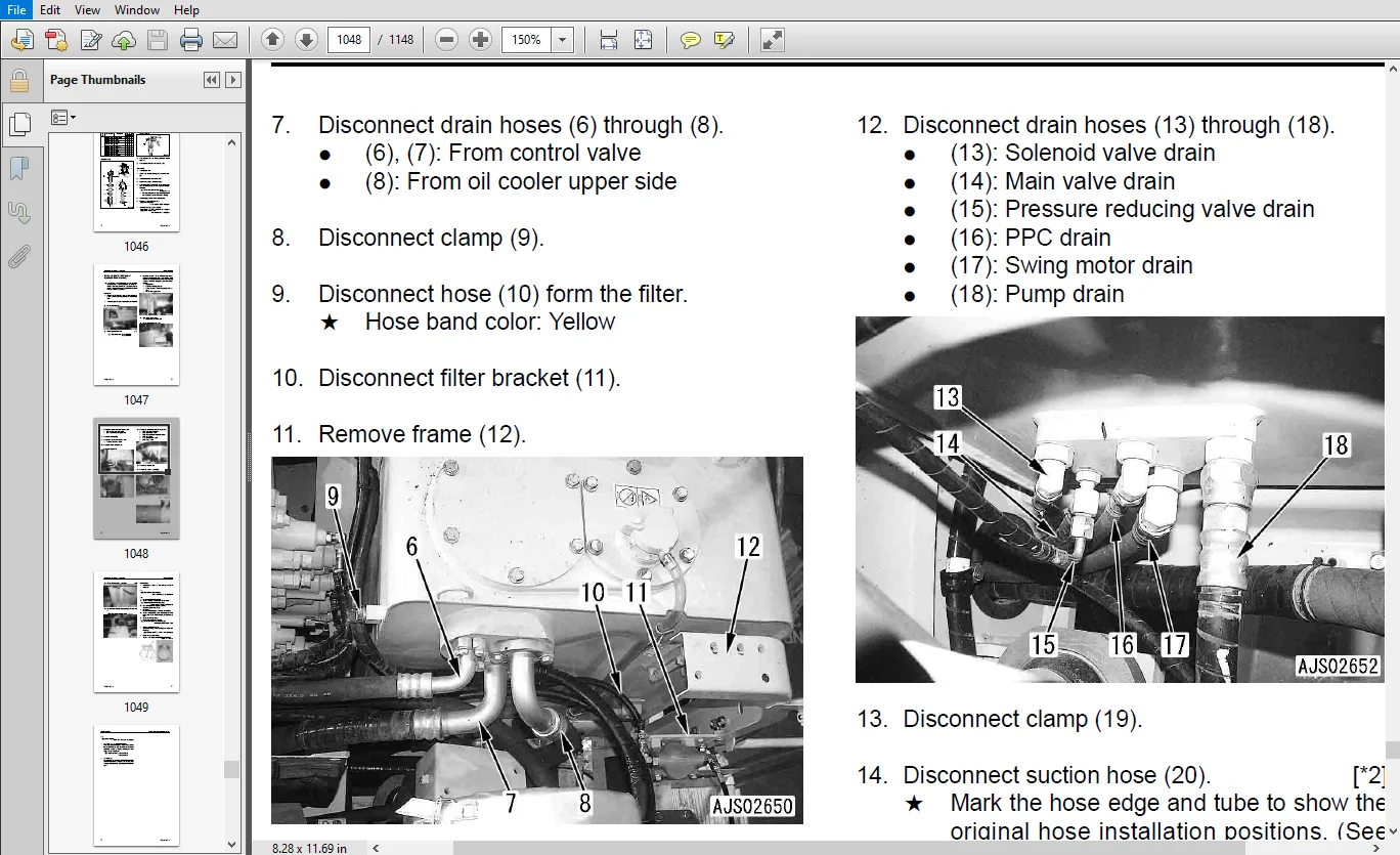 KOMATSU PC200-8 PC200LC-8 PC240LC-8 HYDRAULIC EXCAVATOR SERVICE REPAIR MANUAL - PDF DOWNLOAD - Image 3