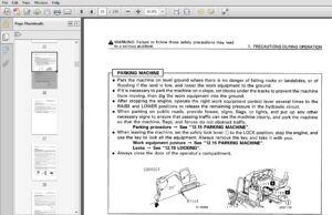 KOMATSU PC20R-8 PC25R-8 PC27R-8 HYDRAULIC EXCAVATOR OPERATION ...