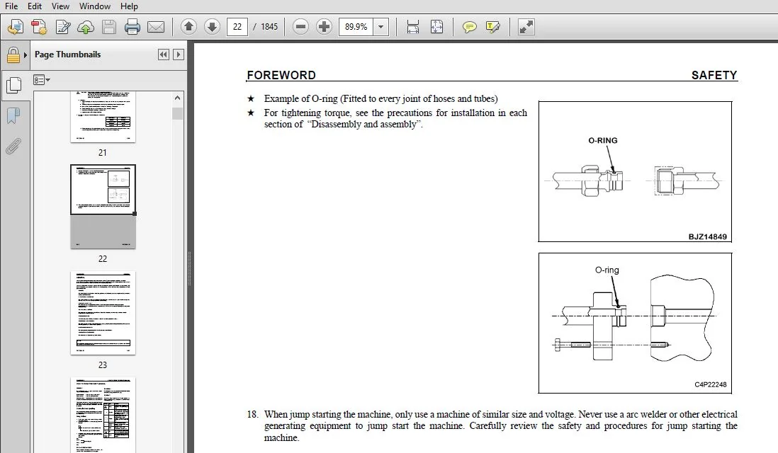 KOMATSU PC290LC-10 HYDRAULIC EXCAVATOR SERVICE REPAIR MANUAL (SN:A25001 & UP) KOMATSU PC290LC 10 - PDF DOWNLOAD - Image 4
