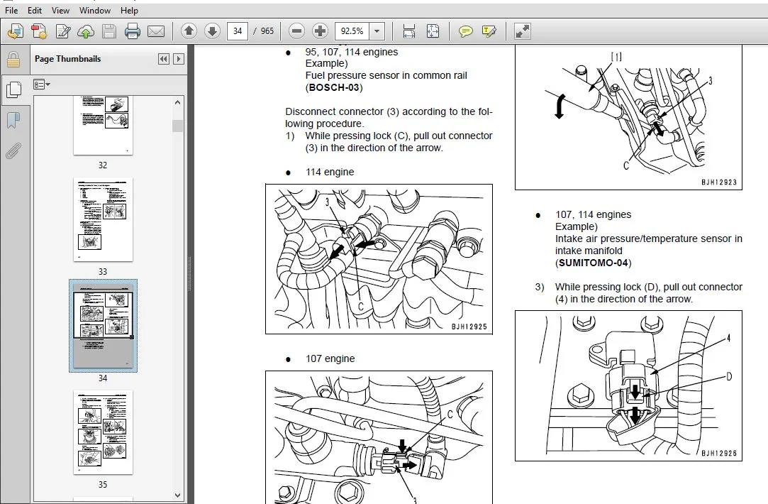 KOMATSU PC300-7E0 PC300LC-7E0 PC350-7E0 PC350LC-7E0 HYDRAULIC EXCAVATOR SERVICE REPAIR MANUAL (SEN03537-03) - PDF DOWNLOAD - Image 4