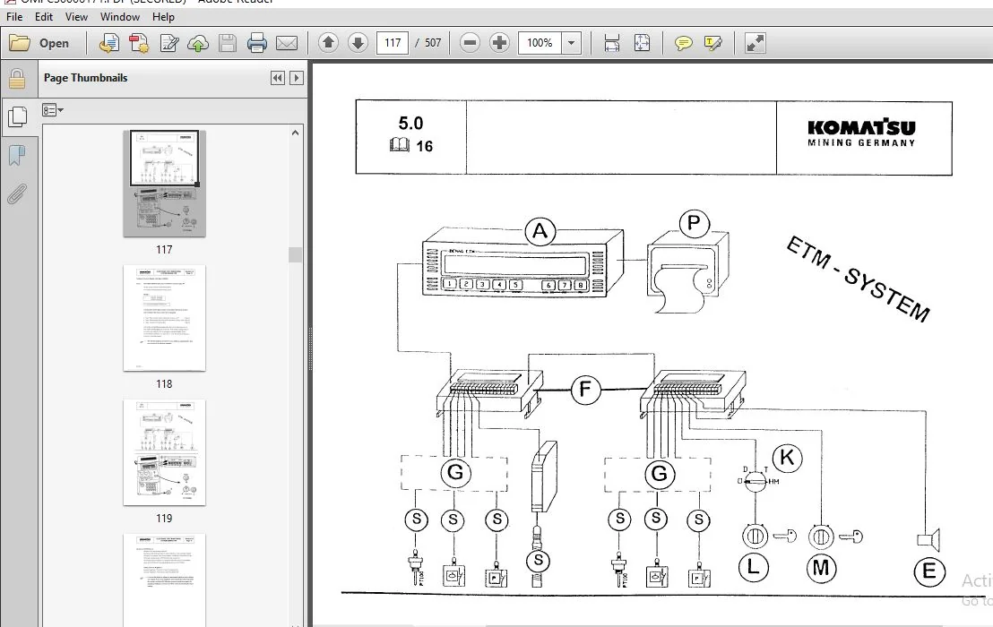 KOMATSU PC3000-1 HYDRAULIC MINING SHOVEL Operation & Maintenance Manual (SN:PC3000-1 6171) KOMATSU PC3000-1 - PDF DOWNLOAD - Image 3