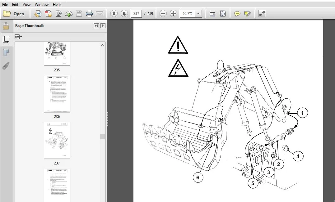 KOMATSU PC3000-1 HYDRAULIC MINING SHOVEL Operation & Maintenance Manual (SN:PC3000-1 6225) KOMATSU PC3000-1 - PDF DOWNLOAD - Image 4