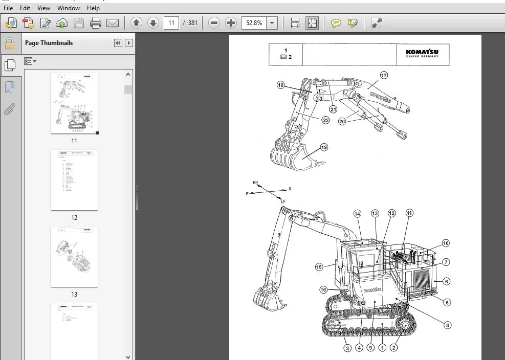 KOMATSU PC3000-1 HYDRAULIC MINING SHOVEL SERVICE REPAIR MANUAL (SNPC3000-1 6182) KOMATSU PC3000-1 - PDF DOWNLOAD - Image 4