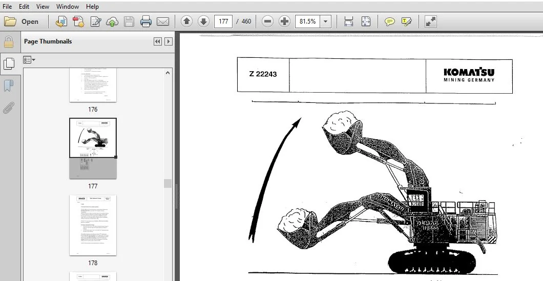 KOMATSU PC3000-1 HYDRAULIC MINING SHOVEL SERVICE REPAIR MANUAL (SN:PC3000-1 6194) KOMATSU PC3000-1 - PDF DOWNLOAD - Image 3
