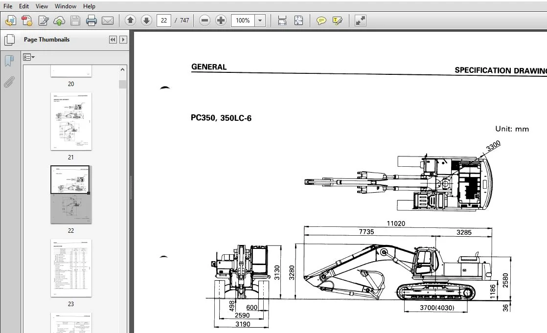 KOMATSU PC300,300LC-6 PC350,350LC-6 SERVICE REPAIR MANUAL (SN:30001 & UP)(SN:10001 & UP) - PDF DOWNLOAD - Image 3