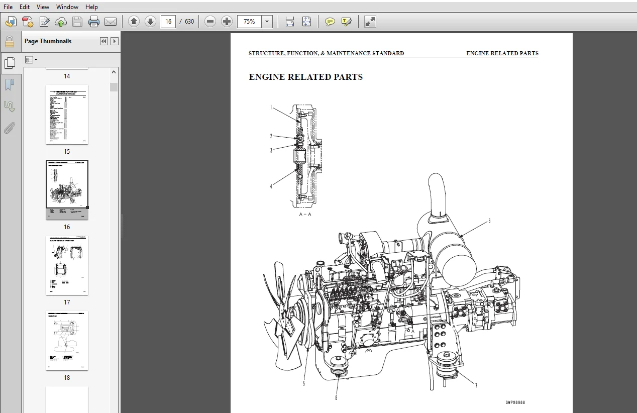 KOMATSU PC340LC, 340NLC-7K SERVICE REPAIR MANUAL - PDF Download - Image 3