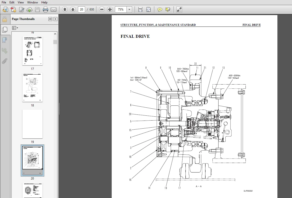 KOMATSU PC340LC, 340NLC-7K SERVICE REPAIR MANUAL - PDF Download - Image 4