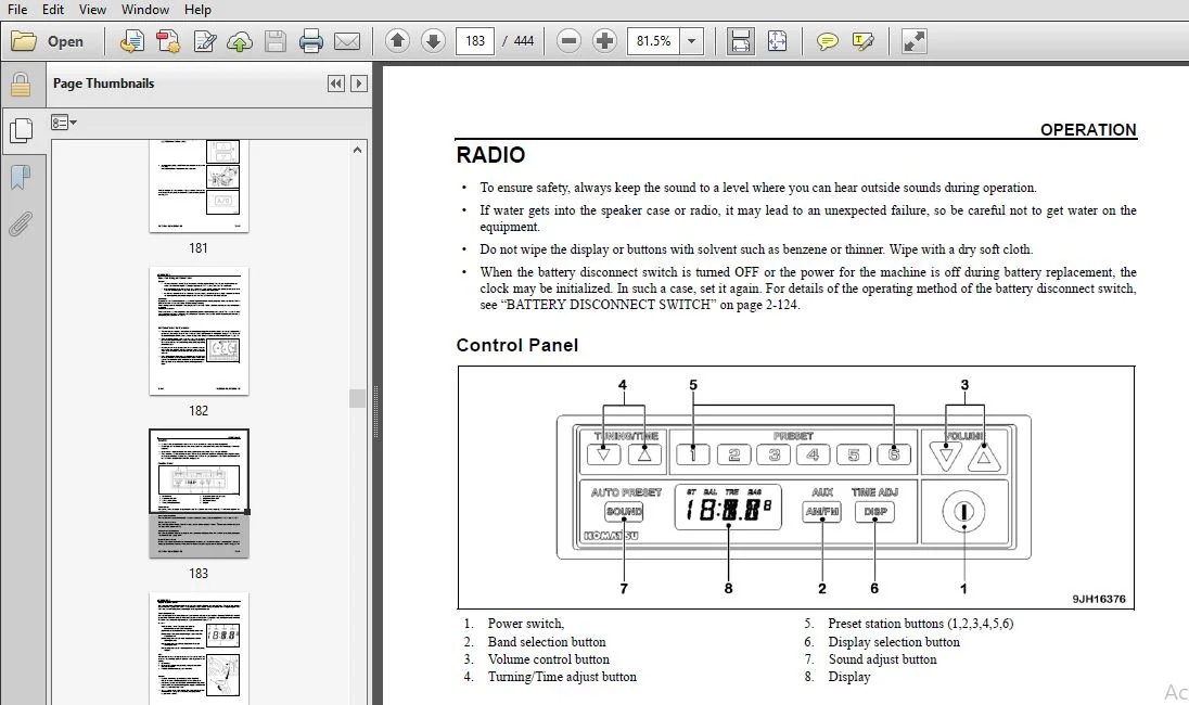 KOMATSU PC360LC-10 PC390LC-10 HYDRAULIC EXCAVATOR Operation & Maintenance Manual (CEAM025404) KOMATSU PC360LC-10 PC390LC-10 - pdf download - Image 4