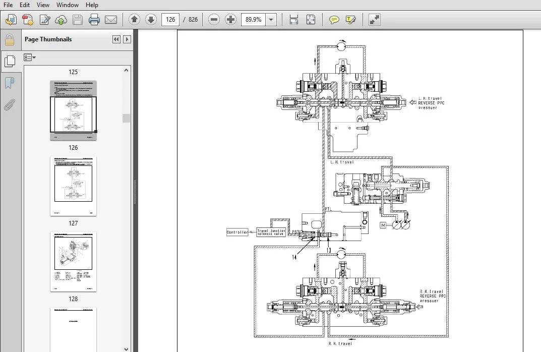 KOMATSU PC400LC-7L HYDRAULIC EXCAVATOR SHOP MANUAL SL NO PC400LC-7L A86001 & up ENGINE SAA6D125E-3 - PDF DOWNLOAD - Image 3