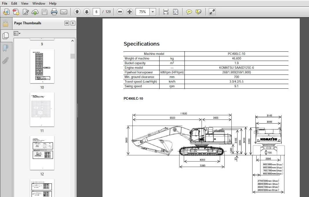 KOMATSU PC490LC-10 HYDRAULIC EXCAVATOR Field Assembly Instruction (SN:80001 & UP) KOMATSU PC490LC-10 - PDF DOWNLOAD - Image 4