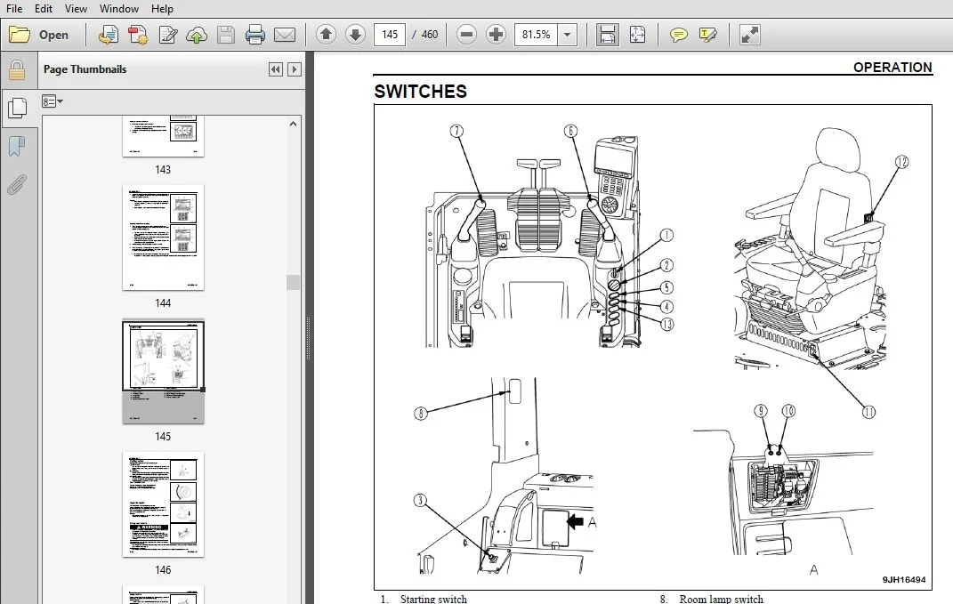 KOMATSU PC490LC-10 HYDRAULIC EXCAVATOR Operation & Maintenance Manual (SN:A40001 and up) KOMATSU PC490LC-10 - PDF DOWNLOAD - Image 2