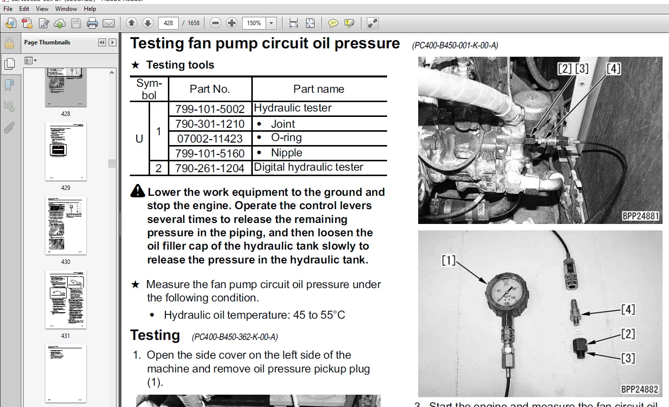 KOMATSU PC490LC-10 HYDRAULIC EXCAVATOR SERVICE REPAIR MANUAL (SN:80001 and up) - PDF Download - Image 2
