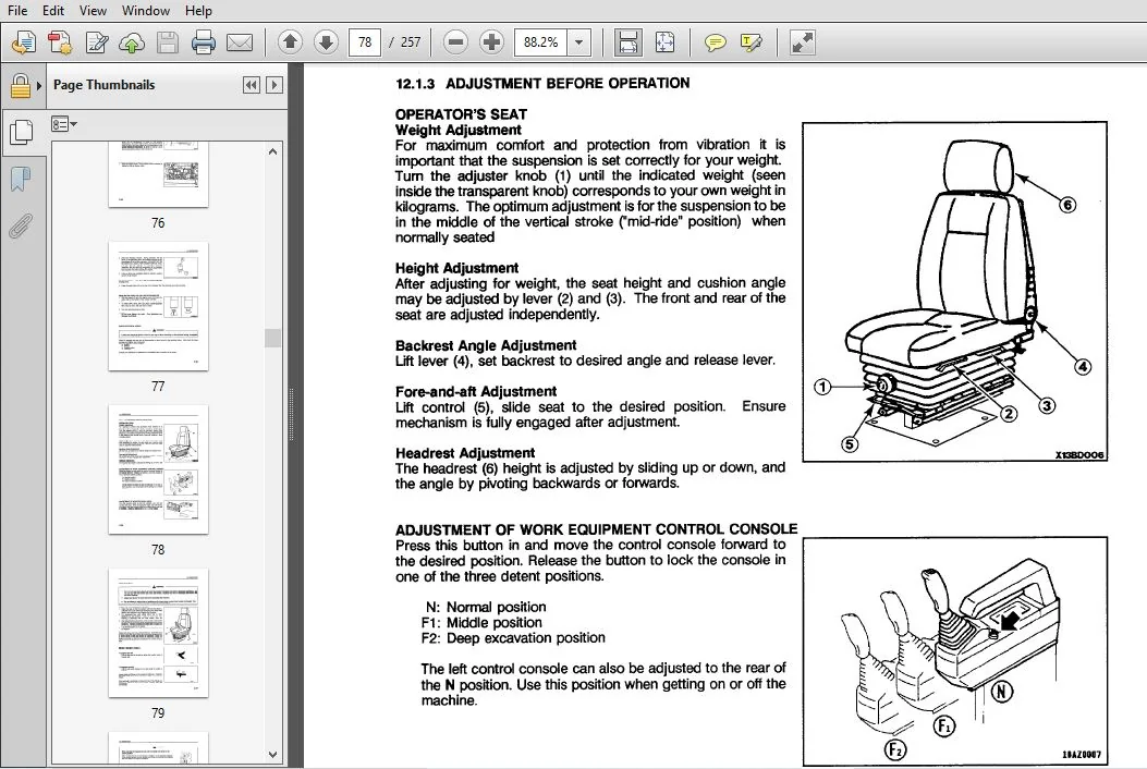 KOMATSU PC400LG5 WITH CUMMINS LTA-IOC ENGINE HYDRAULIC EXCAVATOR OPERATION & MAINTENANCE MANUAL KOMATSU PC400LG5 - PDF DOWNLOAD - Image 4