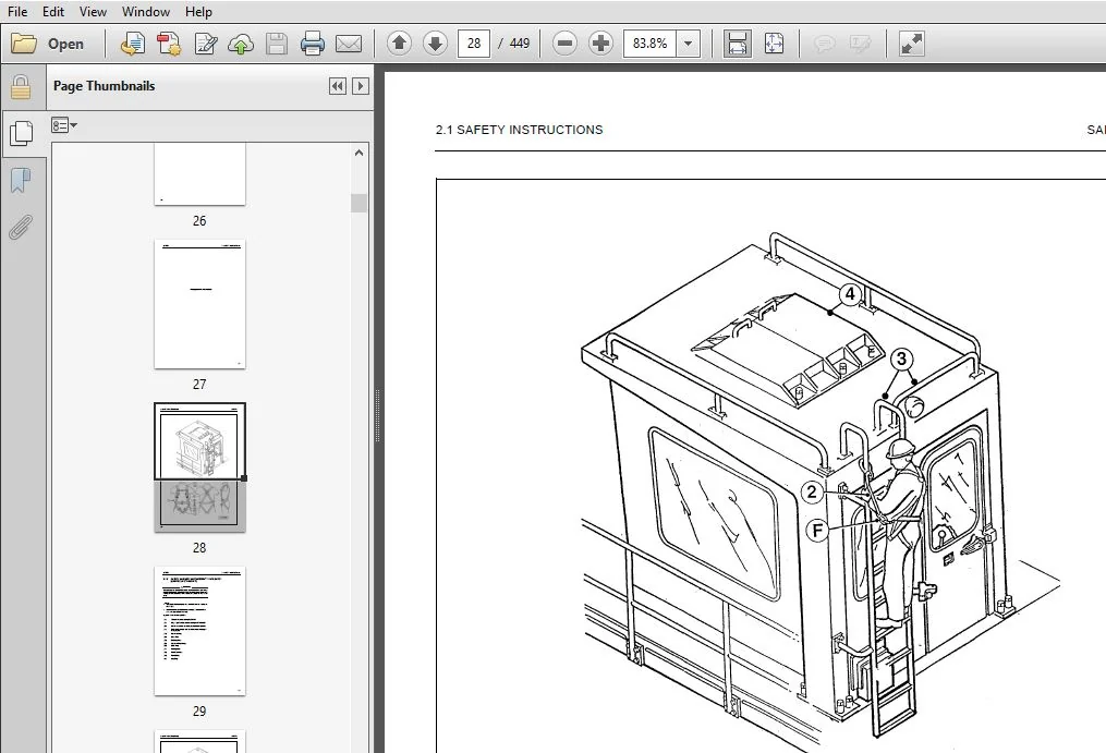 KOMATSU PC5500-6 HYDRAULIC MINING SHOVEL OPERATION & MAINTENANCE MANUAL (SN:15016) KOMATSU PC5500-6 - PDF DOWNLOAD - Image 2