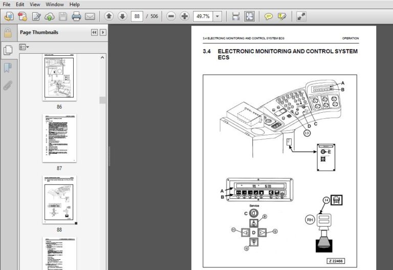 KOMATSU PC5500-6 HYDRAULIC MINING SHOVEL Operation & Maintenance Manual ...