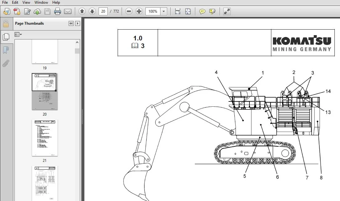 KOMATSU PC5500-6 HYDRAULIC MINING SHOVEL SERVICE REPAIR MANUAL (SN:15022) KOMATSU PC5500 6 - PDF DOWNLOAD - Image 3
