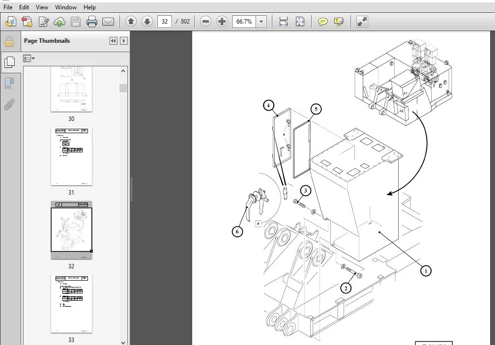 KOMATSU PC5500-6 HYDRAULIC MINING SHOVEL SERVICE REPAIR MANUAL (SN:15025) KOMATSU PC5500 6 - PDF DOWNLOAD - Image 4