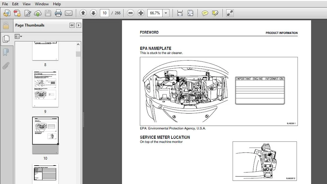 KOMATSU PC58UU-3 HYDRAULIC EXCAVATOR OPERATION & MAINTENANCE MANUAL (SN:22001 & UP) KOMATSU PC58UU 3 - PDF DOWNLOAD - Image 4