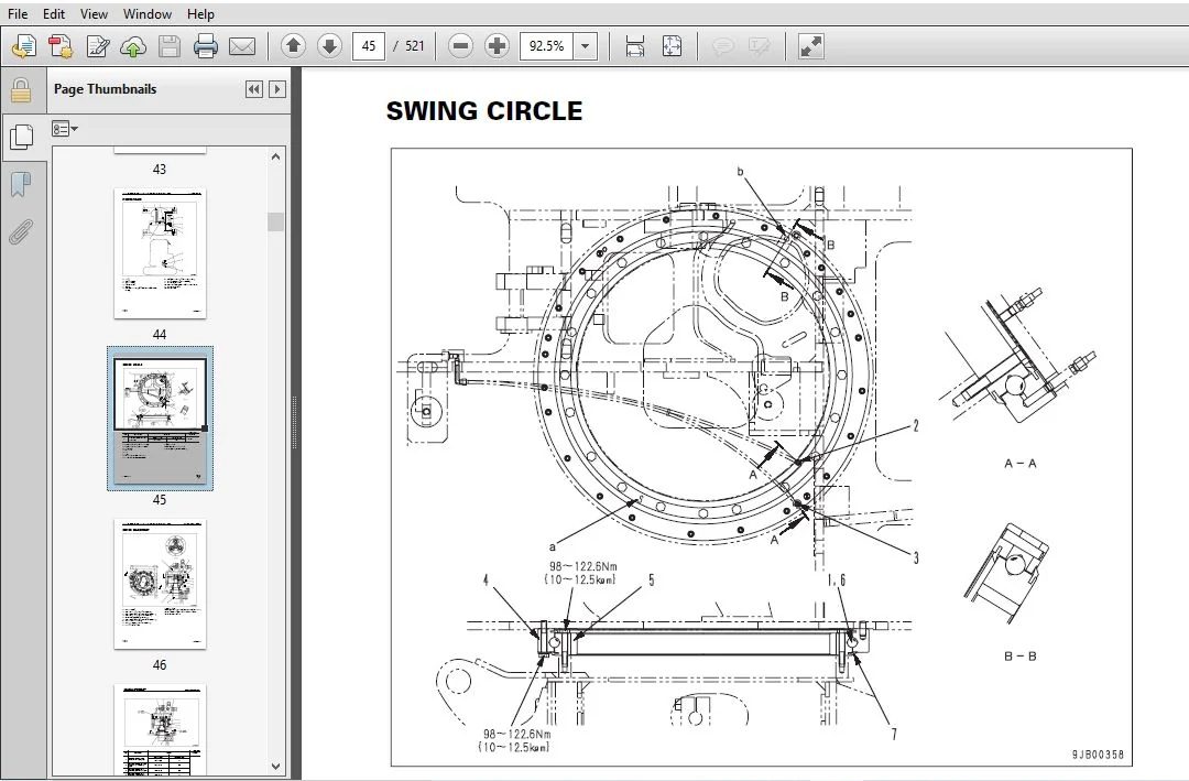 KOMATSU PC58UU-3 SERVICE REPAIR MANUAL (SN:20001 & UP) KOMATSU PC58UU 3 - PDF DOWNLOAD - Image 3