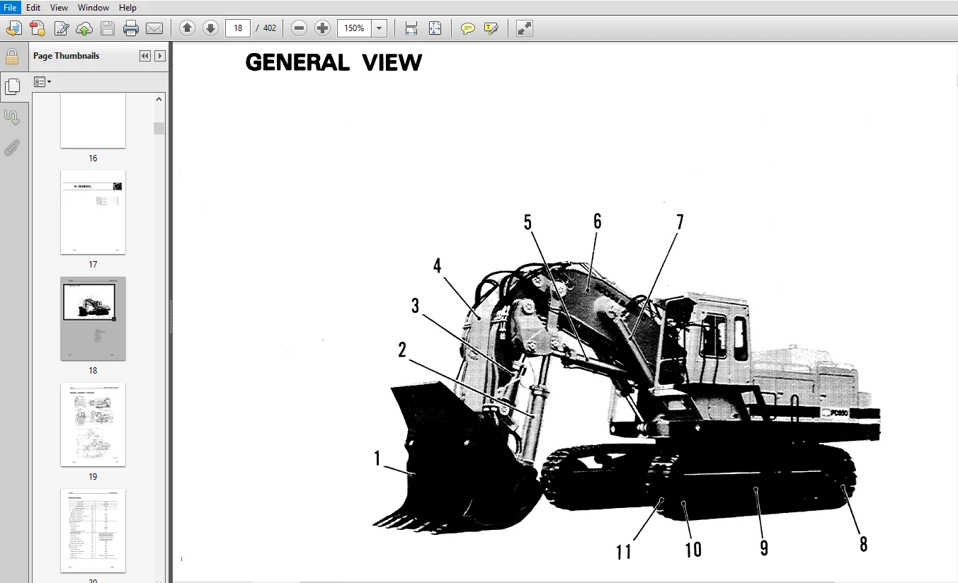 KOMATSU PC650-1 HYDRAULIC EXCAVATOR SERVICE REPAIR MANUAL (SEBM0209A04) - PDF DOWNLOAD - Image 2