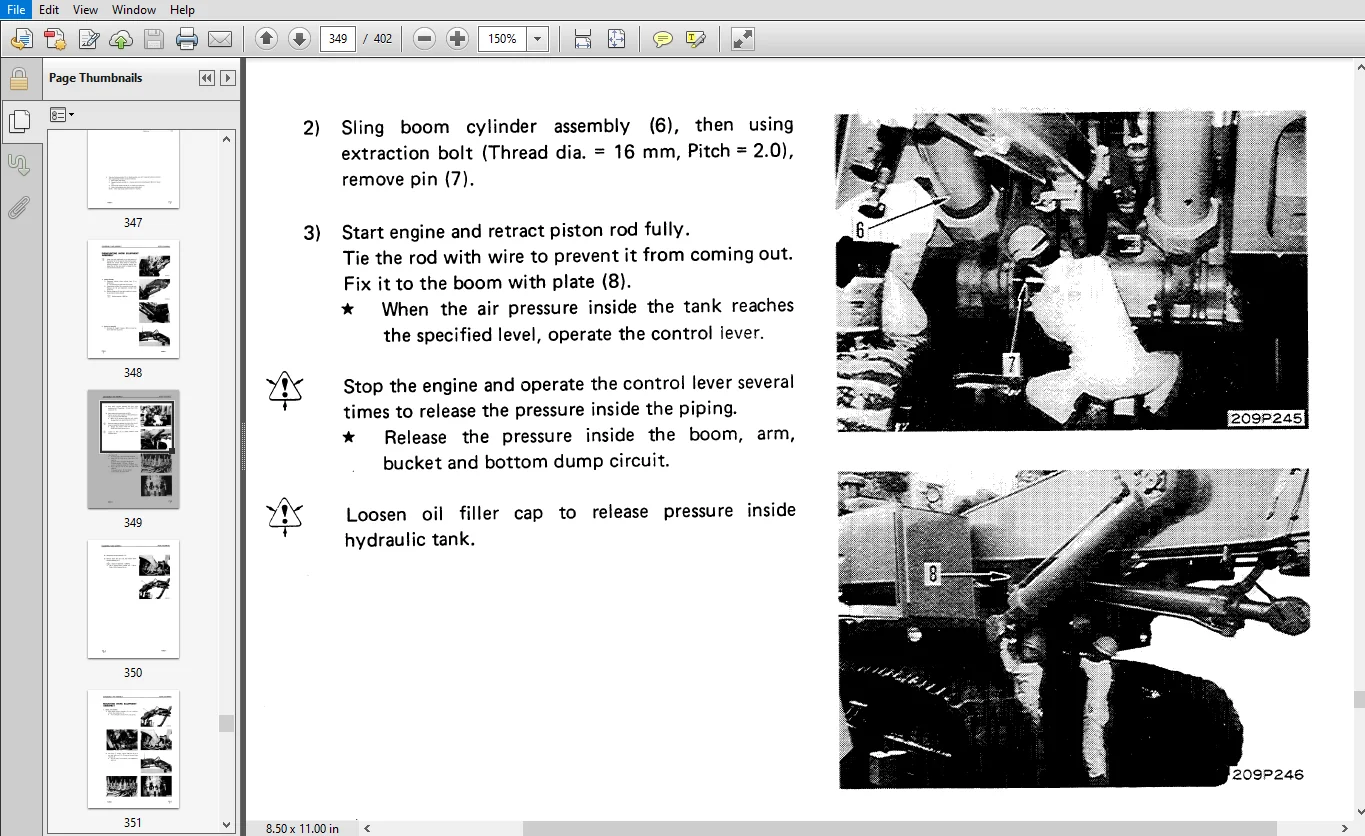 KOMATSU PC650-1 HYDRAULIC EXCAVATOR SERVICE REPAIR MANUAL (SEBM0209A04) - PDF DOWNLOAD - Image 4