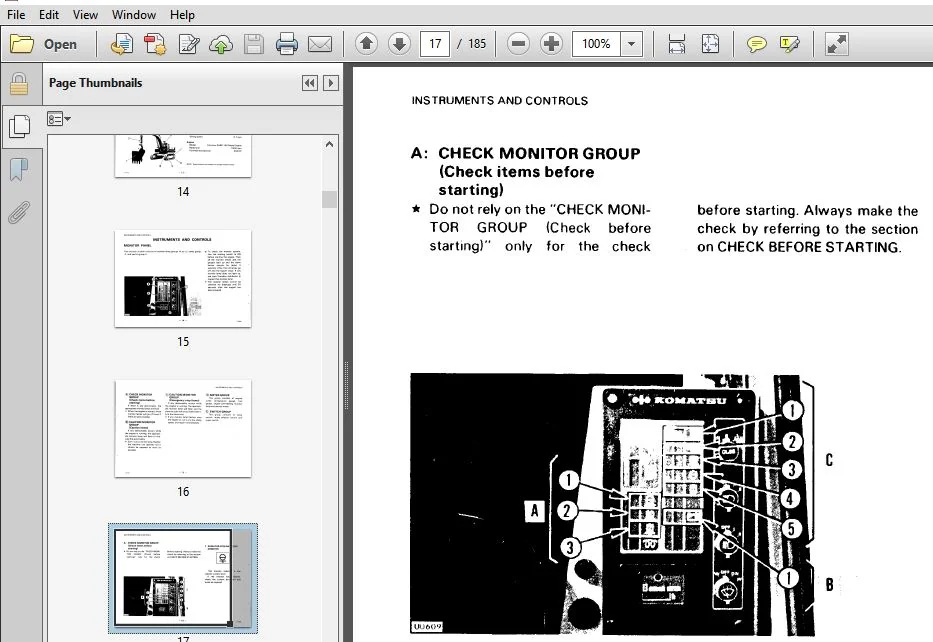 KOMATSU PC650-3 HYDRAULIC EXCAVATOR OPERATION & MAINTENANCE MANUAL (SN:10501 & UP) KOMATSU PC650-3 - PDF DOWNLOAD - Image 4