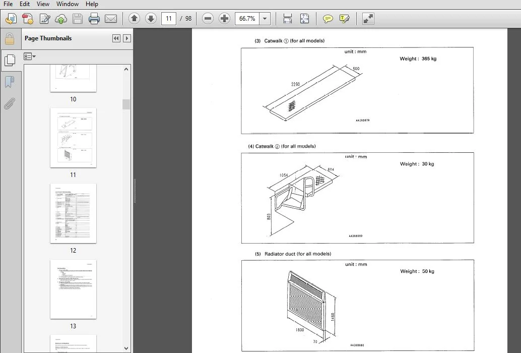 KOMATSU PC750-6 PC800-6 HYDRAULIC EXCAVATOR Field Assembly Instruction MANUAL (SN:10001 & UP) - PDF DOWNLOAD - Image 4