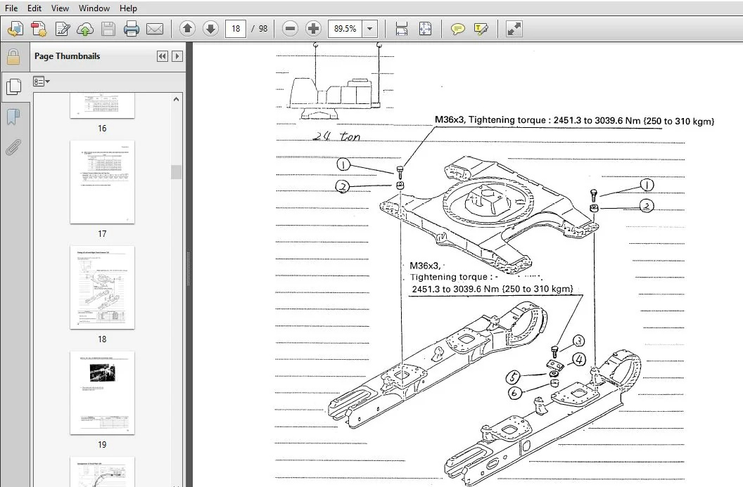 KOMATSU PC750-6 PC800-6 HYDRAULIC EXCAVATOR Field Assembly Instruction MANUAL (SN:10001 & UP) - PDF DOWNLOAD - Image 3